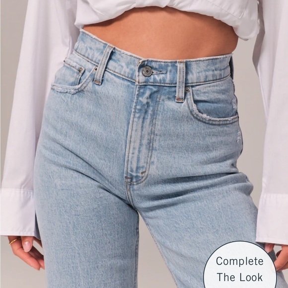 Abercrombie & Fitch Size 24 (37 in waist) The 90's Relaxed High Rise Jeans - Picture 8 of 14